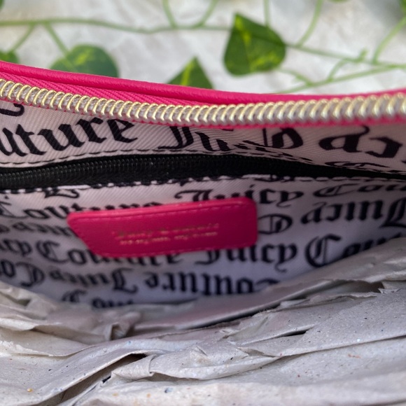 Hot Pink Juicy Couture Barrel Crossbody Shoulder Bag NWT Handbag Y2K Purse Hobo - Picture 8 of 11